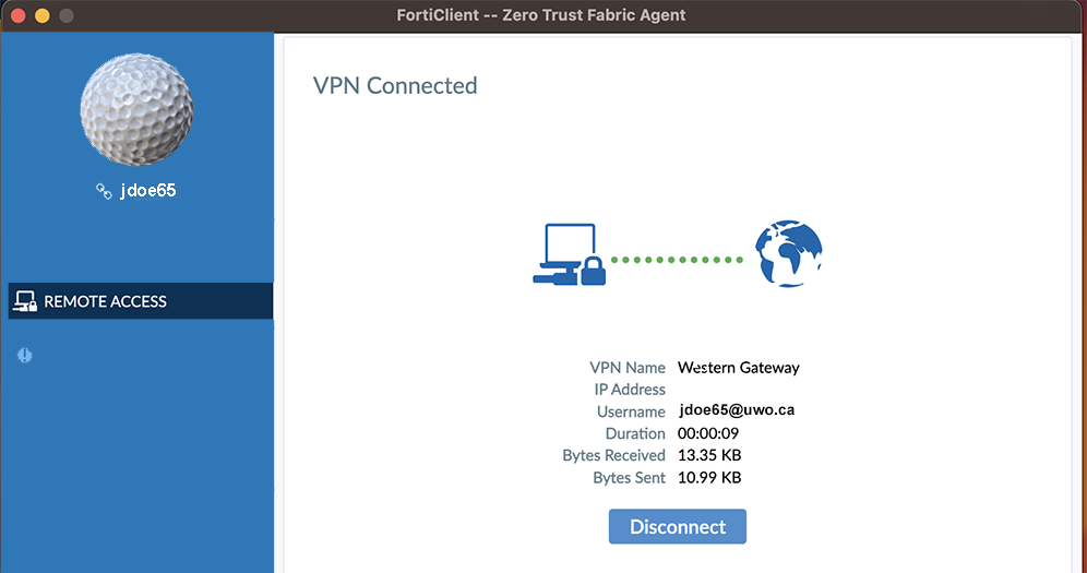 Remote Access Disconnect