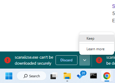 keep software chrome