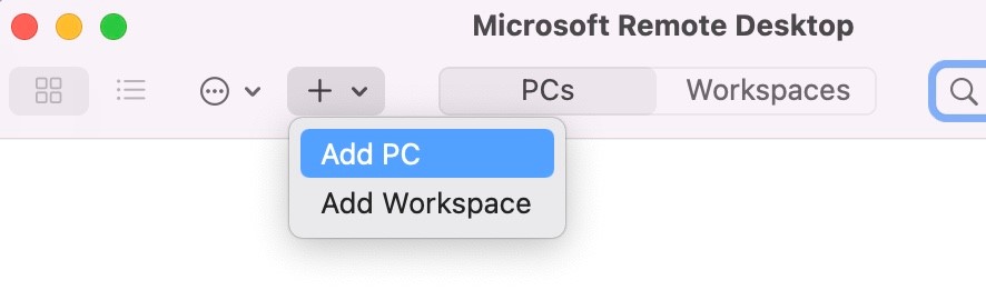 Add PC icon